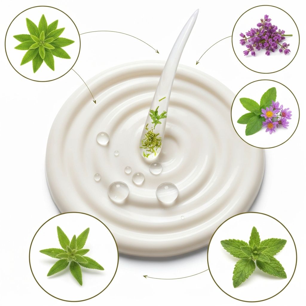 Natural skincare ingredients from botanical sources
